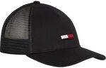 Tommy Hilfiger Hats TJM Flag Trucker Cap - Black, Black, Einheitsgr&ouml;&szlig;e