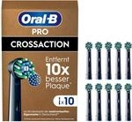 Oral-B Pro Aufsteckb&uuml;rsten Cross Action, Schwarz, 10 St&uuml;ck - Original