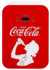 °CUBES Coca-Cola MINI I Mini-Kühlschrank mit hochwertigem Glasdruck I LCD...