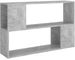 vidaXL B&uuml;cherregal mit 2 F&auml;chern B&uuml;cherschrank Standregal Wandregal...