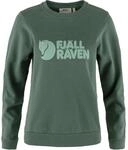 Fj&auml;llr&auml;ven Damen Fj&auml;llr&auml;ven Logo Sweatshirt, Deep Patina/Misty Green, M