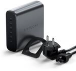 SATECHI 200W 6-Port GaN Ladestation, 2X 140W USB-C & 4 USB-C, Schnellladeger&auml;t f&uuml;r