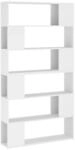 vidaXL B&uuml;cherregal Raumteiler Wei&szlig; 100x24x188 cm
