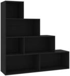 vidaXL B&uuml;cherregal Raumteiler Treppenregal Stufenregal Standregal Regal...