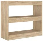 vidaXL B&uuml;cherregal Raumteiler Standregal Aktenregal Wandregal Regal Raumtrenner