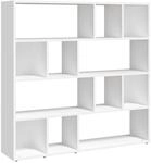vidaXL B&uuml;cherregal Raumteiler Standregal Aktenregal B&uuml;roregal Raumtrenner...