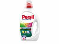 Persil Color Kraft-Gel (20 Waschladungen), Flüssigwaschmittel mit Tiefenrein