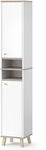 Vicco Badschrank Senyo, Wei&szlig;, 30 x 174 cm, zur Wandmontage geeignet und kombinierbar