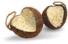 Lyra Pet® | 2 x 4 Ganze Kokosnüsse mit V-Cut Gefüllt | Energiereiches...
