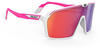 Rudy Project SPINSHIELD Sonnenbrille, Weiß/Pink Fluo Matte, 147 Unisex...