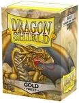 Arcane Tinman ART11006 Sleeves: Dragon Shield Matte Gold Standard 100pk-Gold, One