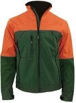Feldtmann 22756/M Softshell Jacke Sanddorn Gr&ouml;&szlig;e M gr&uuml;n/orange