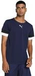 PUMA Herren Shirt, Peacoat-Puma Black-Puma White, S