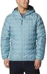 Columbia Delta Ridge Down Hooded Jacket, Daunenjacke mit Kapuze f&uuml;r Herren, Stone