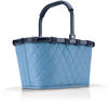 reisenthel carrybag frame rhombus blue Stabiler Einkaufskorb mit viel Stauraum und