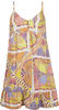 O'NEILL Damen Malu Beach Dress Lässiges Kleid, 32013 Yellow Scarf Print, S-M