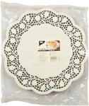Papstar 18270 Tortenspitzen rund &oslash; 30 cm, 250 St&uuml;ck, wei&szlig;
