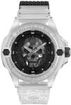 Philipp Plein Armbanduhr f&uuml;r Herren, Analog, Quarz, The Skull Synthetic, 44mm,