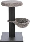TRIXIE Kratzbaum Mauricio 84 cm in braun &ndash; Katzenbaum klein auf 2 Ebenen mit