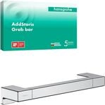 hansgrohe AddStoris - Haltegriff Dusche, Haltestange Bad, f&uuml;r Wandmontage, verdeckte