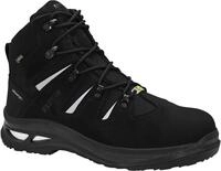 ELTEN Sicherheitsschuhe Nelson XXG GTX Black Mid ESD S3 HI CI, Damen und Herren,