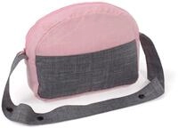 Bayer Chic 2000 Puppen-Wickeltasche Premium Puppentasche Melange Grau-Rosa 