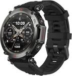 Amazfit T-Rex Ultra 47mm Outdoor Smartwatch, Dual-Band GPS, Routen-Import & 6