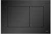 TECE Button Geberit x, Glanzverchromt, 220 x 150 x 5 mm, schwarz matt