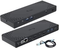 i-tec USB 3.0 / USB-C/Thunderbolt 3 Dual Display Docking Station Gen2 mit