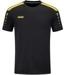 JAKO Kinder Trikot Power (Kurzarm), Schwarz/Citro, 140