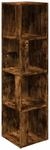 vidaXL Eckregal R&auml;uchereiche 33x33x132 cm Holzwerkstoff