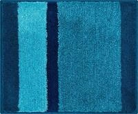 Grund Badteppich, 100% Polyacryl, superweich, Anthrazit, t&uuml;rkis, 50 x 60 cm