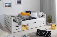 TiCAA Einzelbett Sofabett Funktionsbett, Naomi mit Schubkasten f&uuml;r...