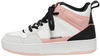 ONLY Damen ONLSAPHIRE-2 PU HIGH NOOS Sneaker, White/Detail:Black, 40 EU