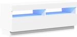 vidaXL TV Schrank mit LED-Leuchten Lowboard TV M&ouml;bel Tisch Board Sideboard