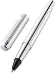 Pelikan Tintenroller Pura R40, Silber, hochwertiger Roller im Geschenk-Etui, 952085