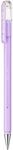 Pentel Hybrid Milky K108-PV Gel-Tintenroller, pastell-Violett, Strahlend auf Hellen