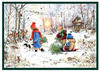 Adventskalender/Weihnachtskalender auf Papier für Kinder und Erwachsene