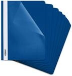 Herlitz Schnellhefter A5, Kunststoff, blau, 10 St&uuml;ck