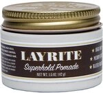 Layrite Superhold Pomade 42g | Starker Halt | Wasserl&ouml;slich | Mittlerer Glanz