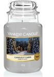 Yankee Candle Duftkerze im Glas (Gro&szlig;e Kerze im Glas), Candlelit Cabin, Alpine