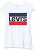 Levi's Kids sportswear logo tee Mädchen Weiß 8 Jahre