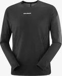 Salomon LC2697300040, Salomon Sense Aero Ls Tee Gfx M Deep Black / Black Beauty