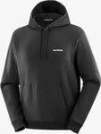 Salomon LC2359000030, Salomon "droppin" Hoodie M Deep Black / White Herren
