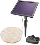 Esotec Solar LED Lichtschlauch 200 pro, 10m, 200 LEDs warmwei&szlig;, Zuleitung 2m,