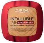 L'Or&eacute;al Paris Infaillible 24H Fresh Wear Make-Up-Puder 330 Hazelnut, mattierendes