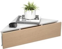 VCM Nachttisch 60x43x15 cm 1 Schublade Wandmontage Nachtkonsole Holz | Ablage-...