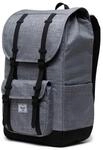 Herschel Unisex-Erwachsene Little America Backpack, Grey mel&eacute;, Tek Beden