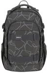 BOLD L&auml;ssig Schulrucksack mit Reflektoren und h&ouml;henverstellbarem R&uuml;ckenteil/School