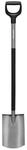 Fiskars Pala de Metal Ergonomic&trade; Con borde Recto